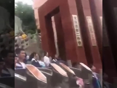 กึ่งอัตโนมัติ Flap Barrier Turnstile Train Station Handicap Turnstile