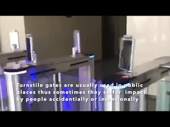 ประตูรักษาความปลอดภัย Turnstile Swing Barrier แบบกำหนดเองสำหรับคนพิการ