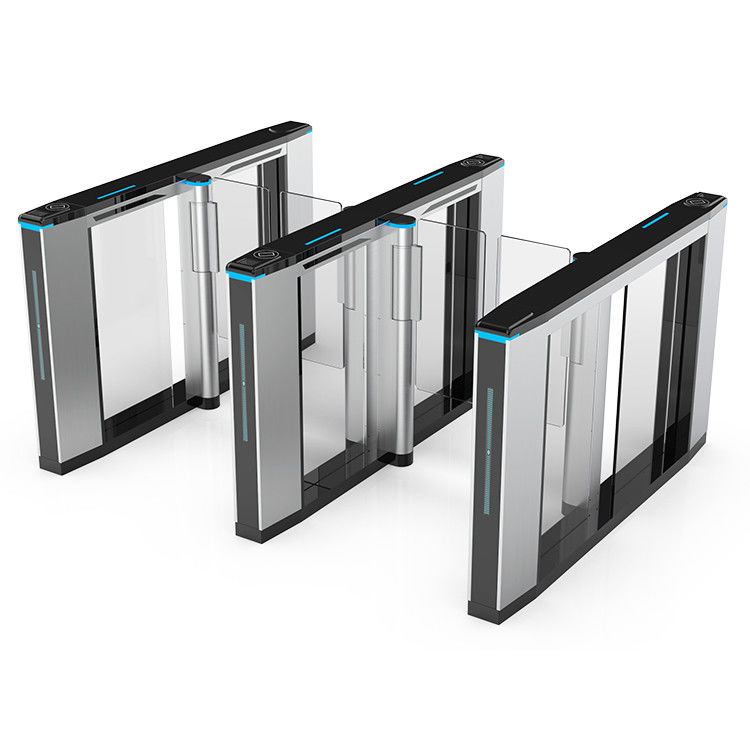 Office 40-60p/m Speed ​​Gate Turnstile Biometric Access Control พร้อม Servo Driving Motor