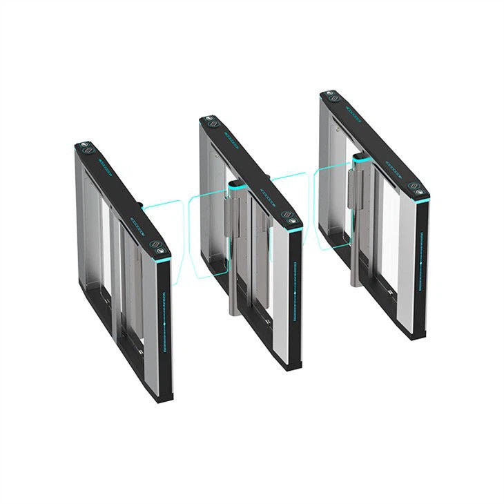 Office 40-60p/m Speed ​​Gate Turnstile Biometric Access Control พร้อม Servo Driving Motor