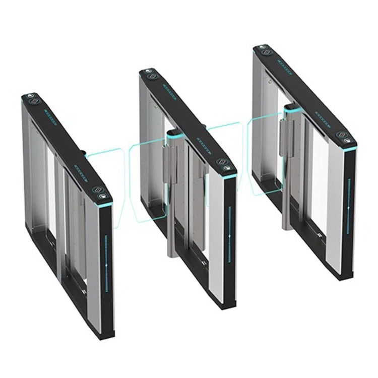 SUS304 Slim Speed ​​Gate Turnstile Entry System 40p/m-60p/m พร้อม Buzzer Alarm