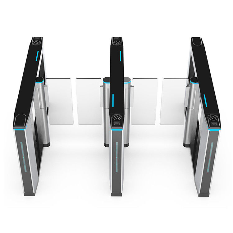 SUS304 Slim Speed ​​Gate Turnstile Entry System 40p/m-60p/m พร้อม Buzzer Alarm