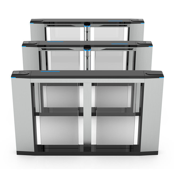 SUS304 Slim Speed ​​Gate Turnstile Entry System 40p/m-60p/m พร้อม Buzzer Alarm